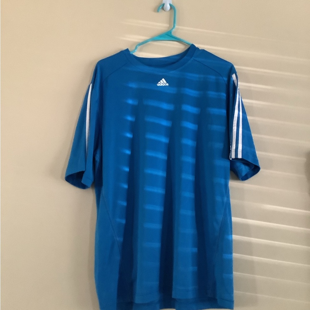 Blue Adidas Drifit Shirt